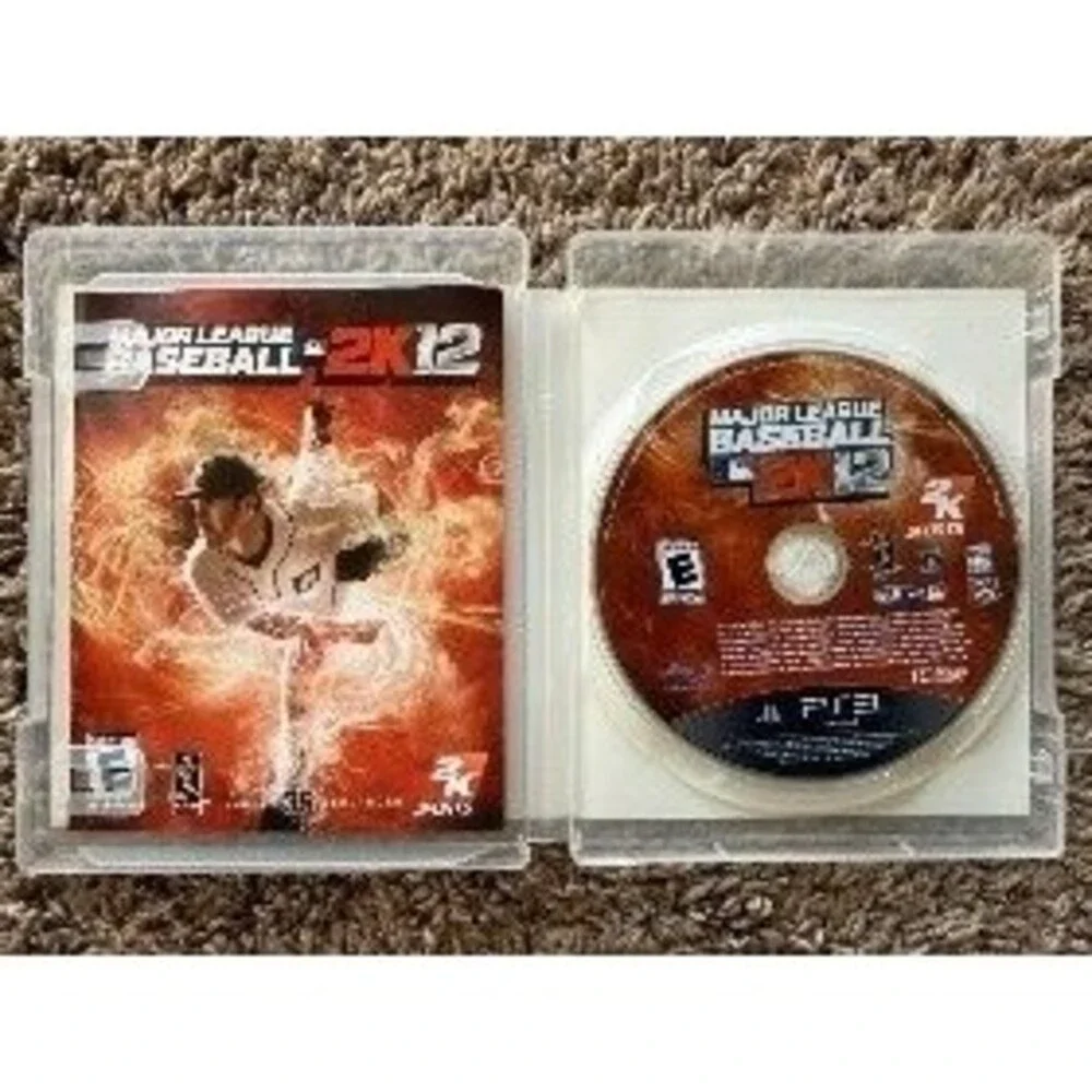 Major League Baseball 2K12 PS3 PlayStation 3 Game 2K Sports Complete Case Disc
